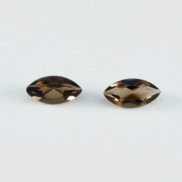 Smoky Quartz 1PC Chunky 10x20 MM Marquise Faceted Brown Natural Semi Precious Loose Gemstone
