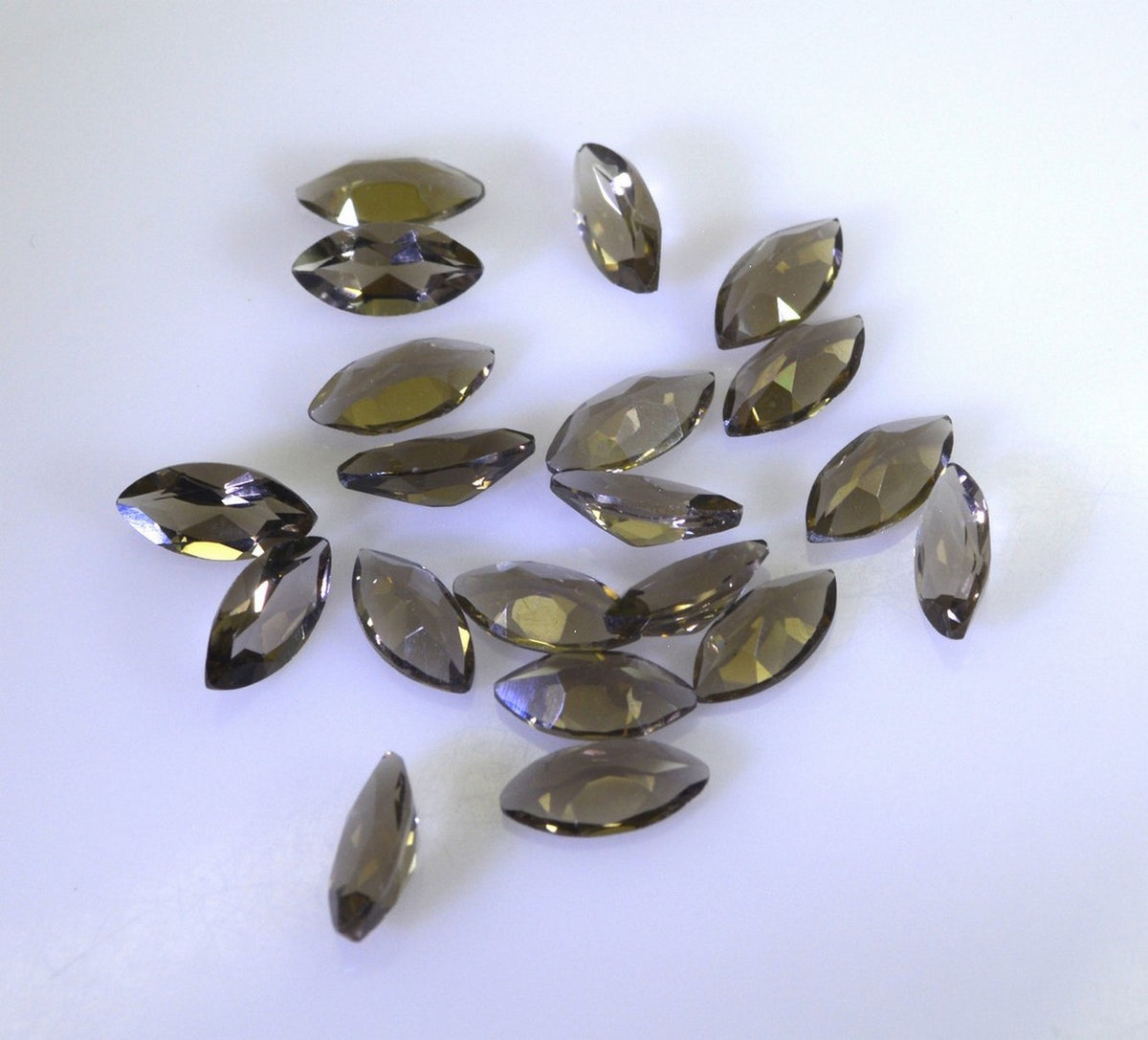 Smoky Quartz 1PC Small 6x12 MM Marquise Faceted Brown Shine Semi Precious Loose Gemstones
