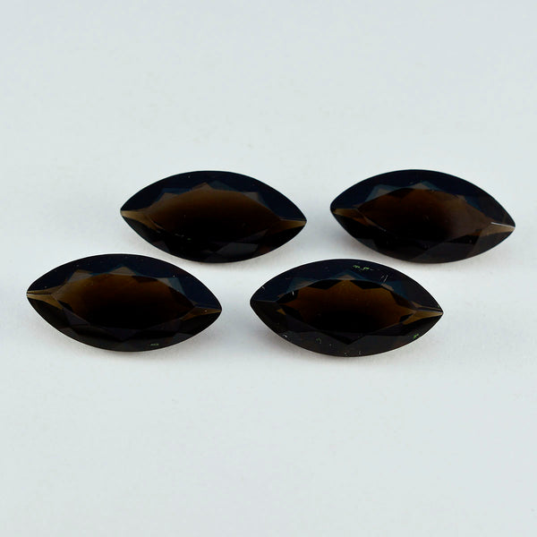 Smoky Quartz 1PC Medium 7x14 MM Marquise Faceted Brown Fine Semi Precious Gems