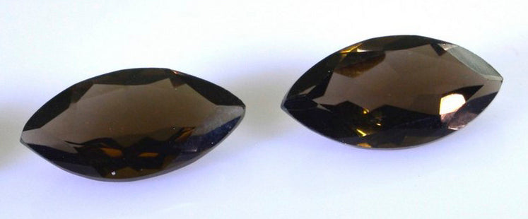 Smoky Quartz 1PC Medium 7x14 MM Marquise Faceted Brown Fine Semi Precious Gems