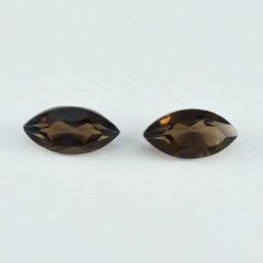 Smoky Quartz 1PC Large 8x16 MM Marquise Faceted Brown High Quality Semi Precious Loose Gems