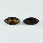 Smoky Quartz 1PC Chunky 10x20 MM Marquise Faceted Brown Natural Semi Precious Loose Gemstone