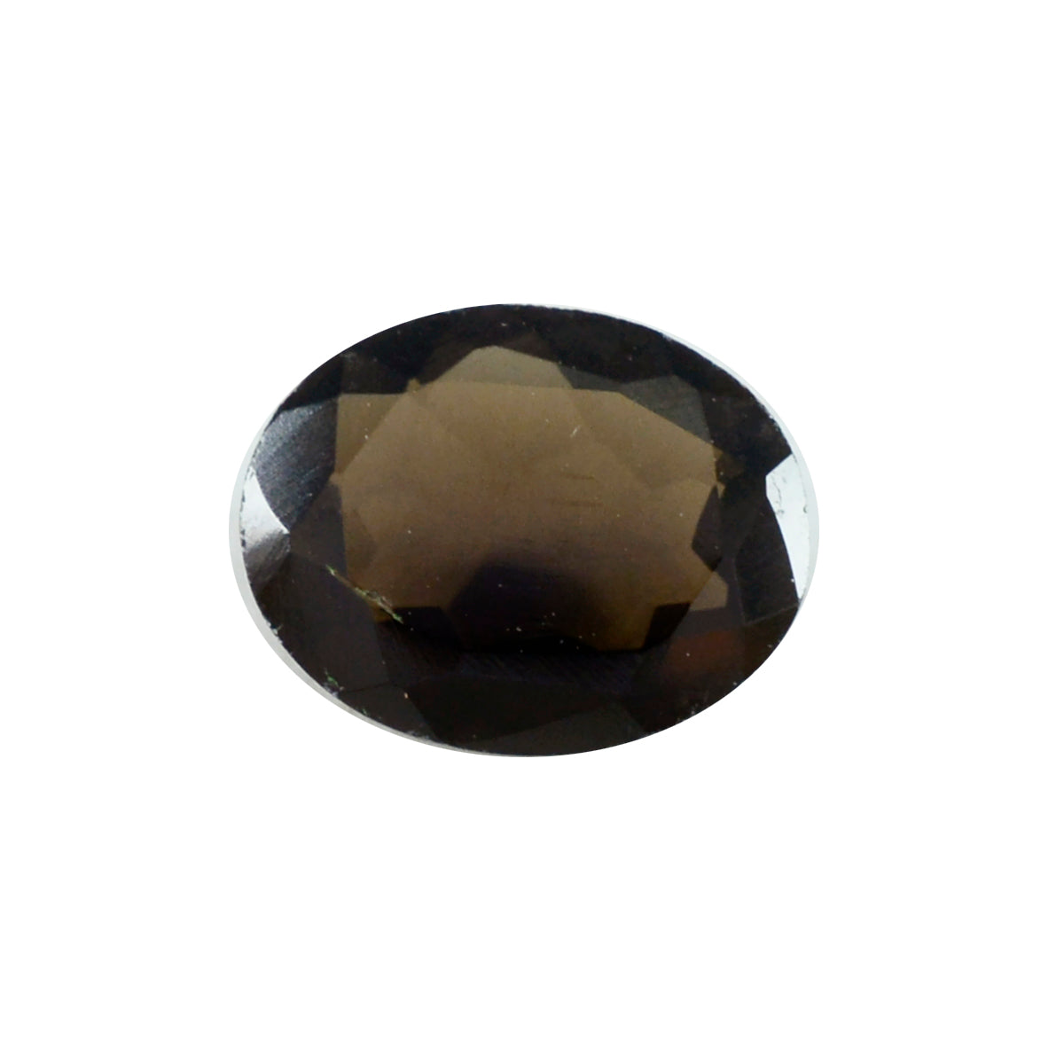 Smoky Quartz 1PC Large 10x14 MM Oval Faceted Brown Brilliant Semi Precious Loose Gemstones Image secondaire du produit
