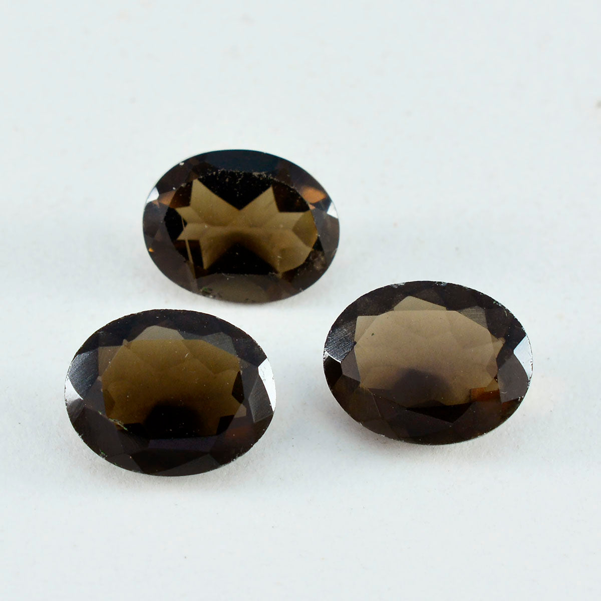 Smoky Quartz 1PC Large 10x14 MM Oval Faceted Brown Brilliant Semi Precious Loose Gemstones