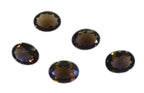 Smoky Quartz 1PC Large 10x12 MM Oval Faceted Brown Fiery Semi Precious Loose Gemstone