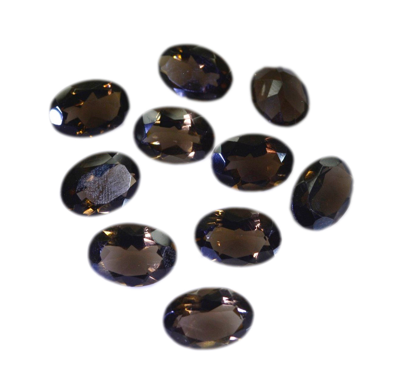 Smoky Quartz 1PC Large 10x14 MM Oval Faceted Brown Brilliant Semi Precious Loose Gemstones