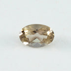 Smoky Quartz 1PC Chunky 13x18 MM Oval Faceted Brown Polished Semi Precious Loose Gems