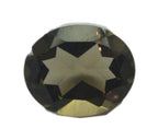 Smoky Quartz 1PC Chunky 13x18 MM Oval Faceted Brown Polished Semi Precious Loose Gems