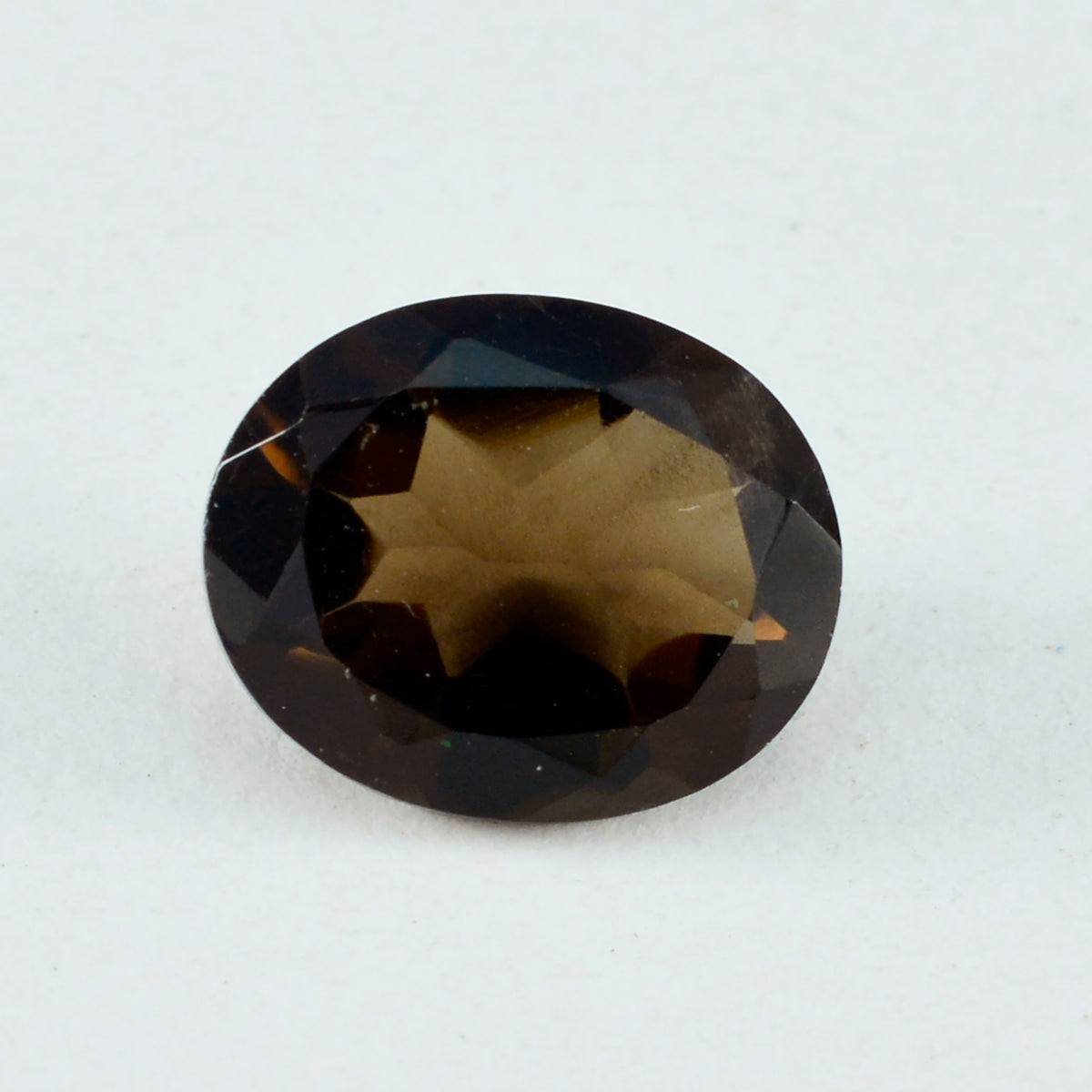 Smoky Quartz 1PC Chunky 15x20 MM Oval Faceted Brown Splendid Semi Precious Loose Gemstone Image principale du produit