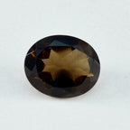Smoky Quartz 1PC Chunky 15x20 MM Oval Faceted Brown Splendid Semi Precious Loose Gemstone
