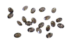 Smoky Quartz 10PC Tiny 3x5 MM Oval Faceted Brown Splendid Semi Precious Gems