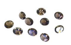 Smoky Quartz 1PC Small 6x8 MM Oval Faceted Brown Shine Semi Precious Loose Gemstones