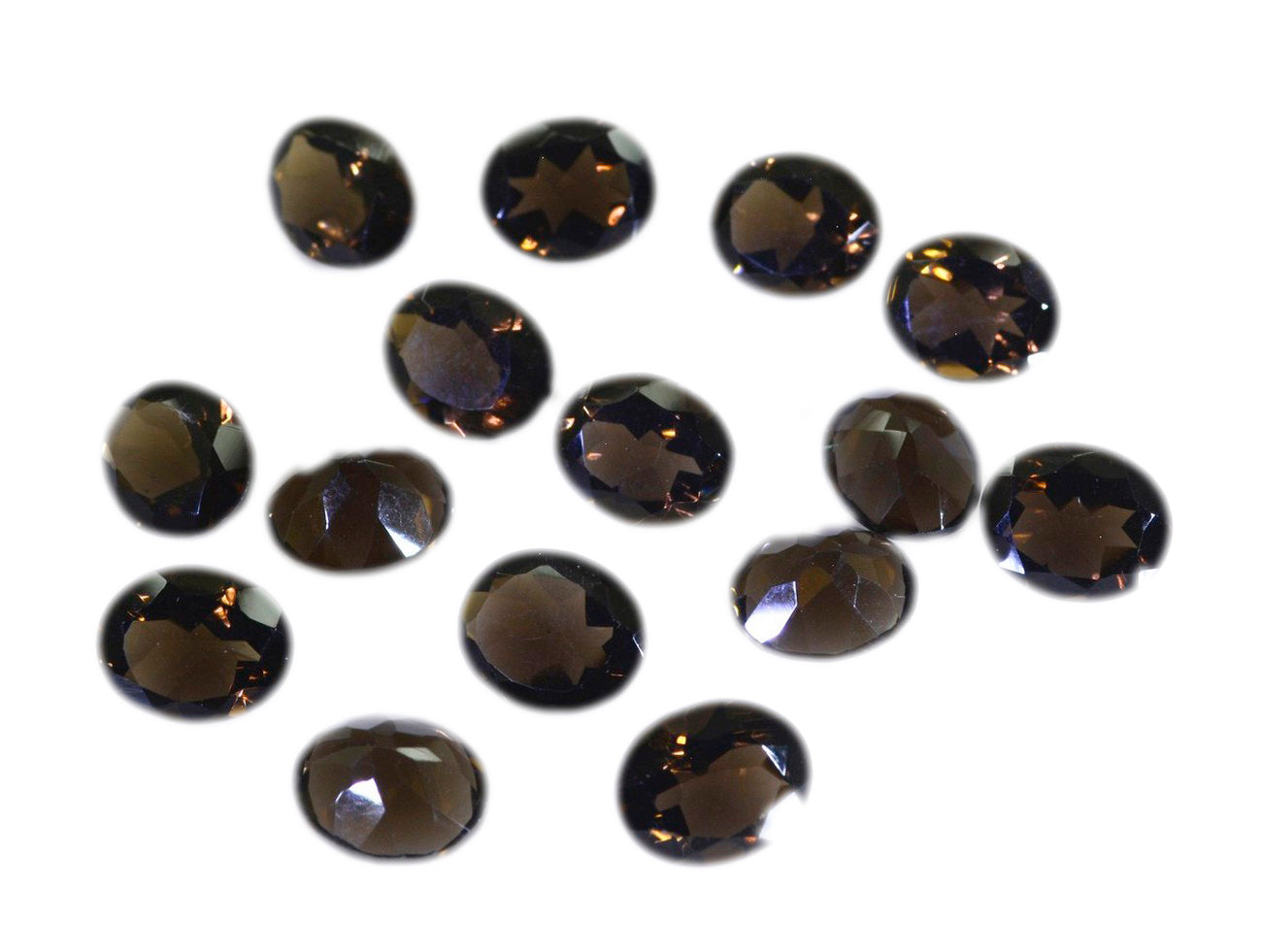 Smoky Quartz 1PC Medium 8x10 MM Oval Faceted Brown Genuine Semi Precious Loose Gemstones