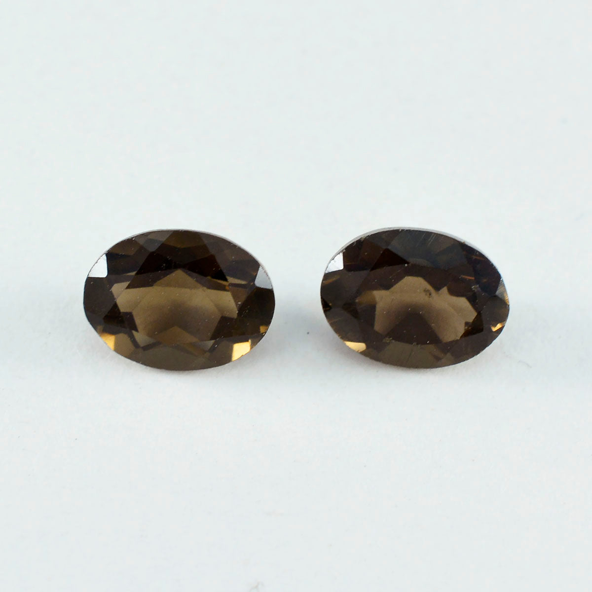 Smoky Quartz 1PC Large 9x11 MM Oval Faceted Brown Superior Semi Precious Gems
