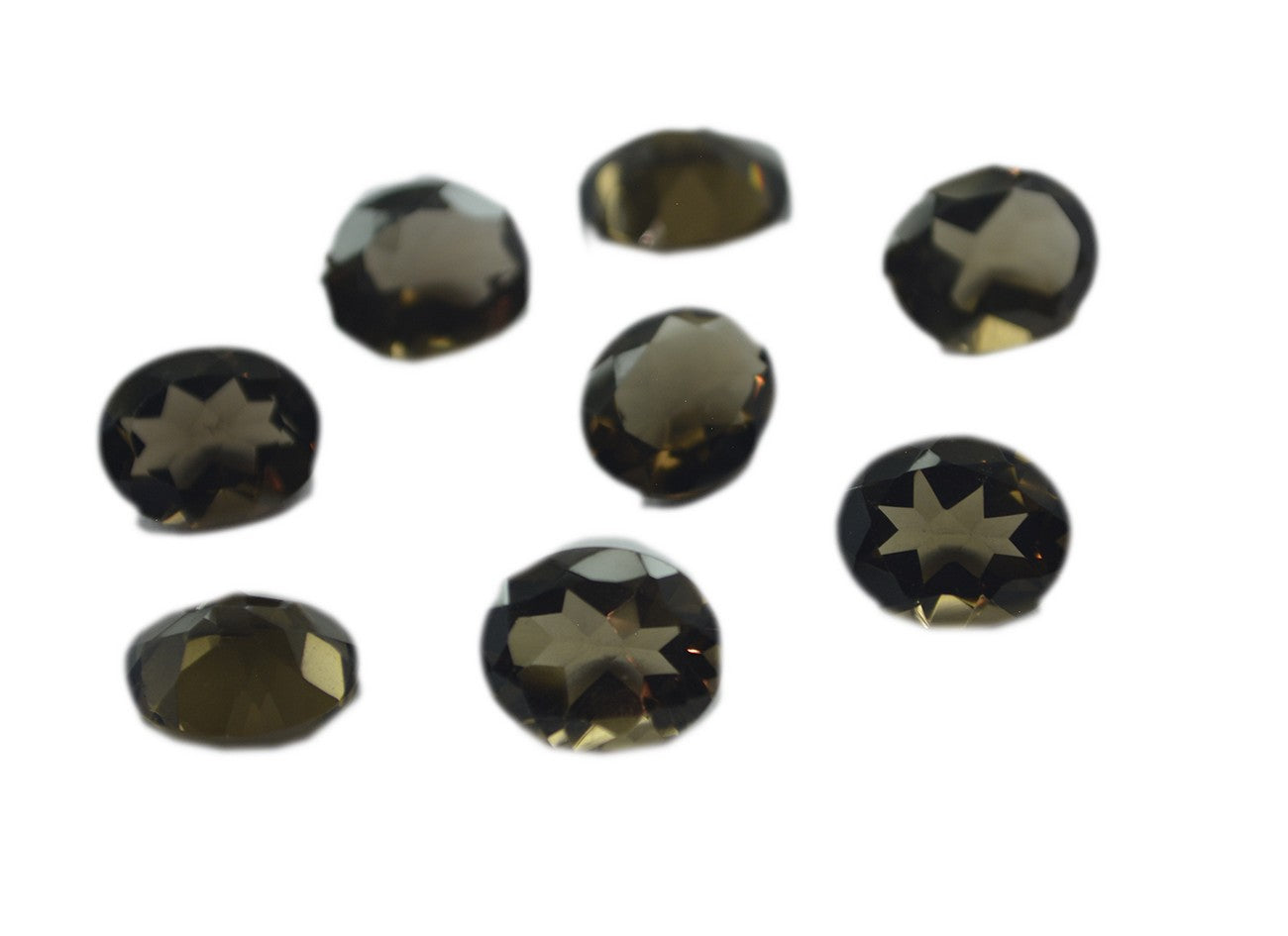 Smoky Quartz 1PC Large 9x11 MM Oval Faceted Brown Superior Semi Precious Gems