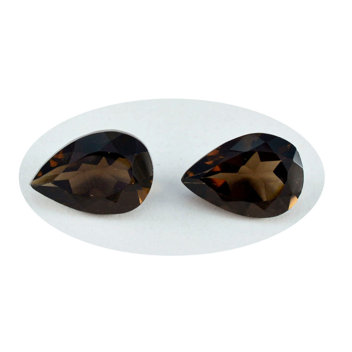 Smoky Quartz 1PC Small 6x9 MM Pear Faceted Brown Splendid Semi Precious Loose Gemstone