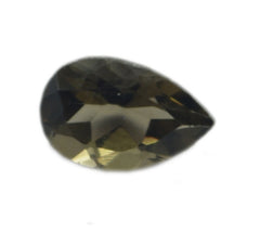 Smoky Quartz 1PC Large 10x14 MM Pear Faceted Brown Genuine Semi Precious Loose Gems