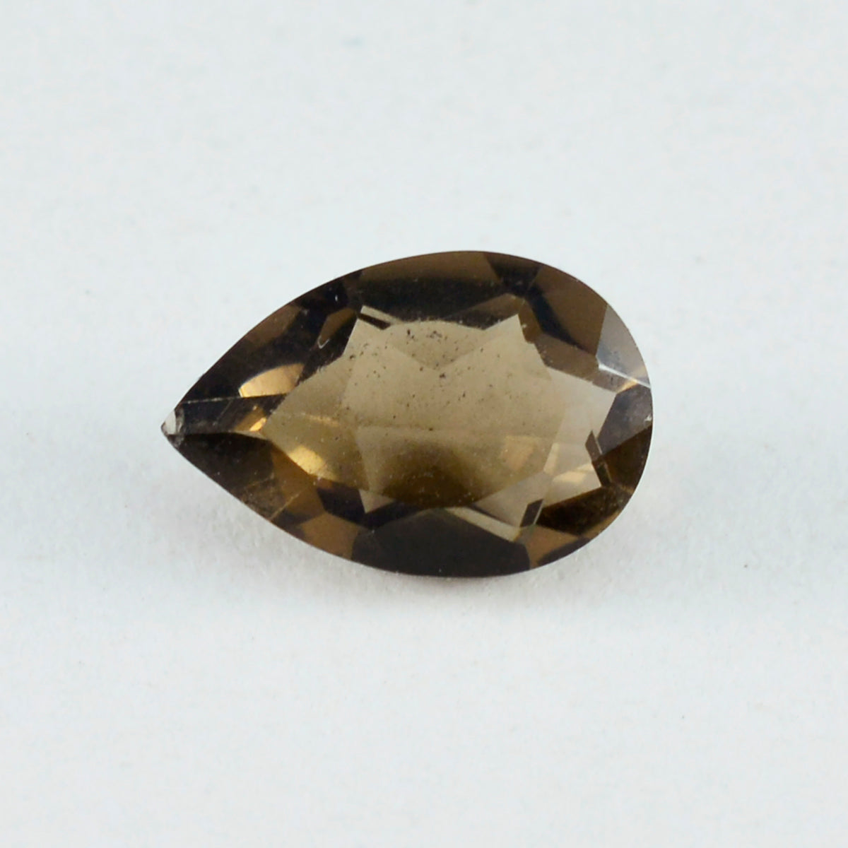 Smoky Quartz 1PC Small 6x9 MM Pear Faceted Brown Splendid Semi Precious Loose Gemstone