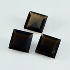Smoky Quartz 1PC Chunky 15x15 MM Square Faceted Brown Superior Semi Precious Gems