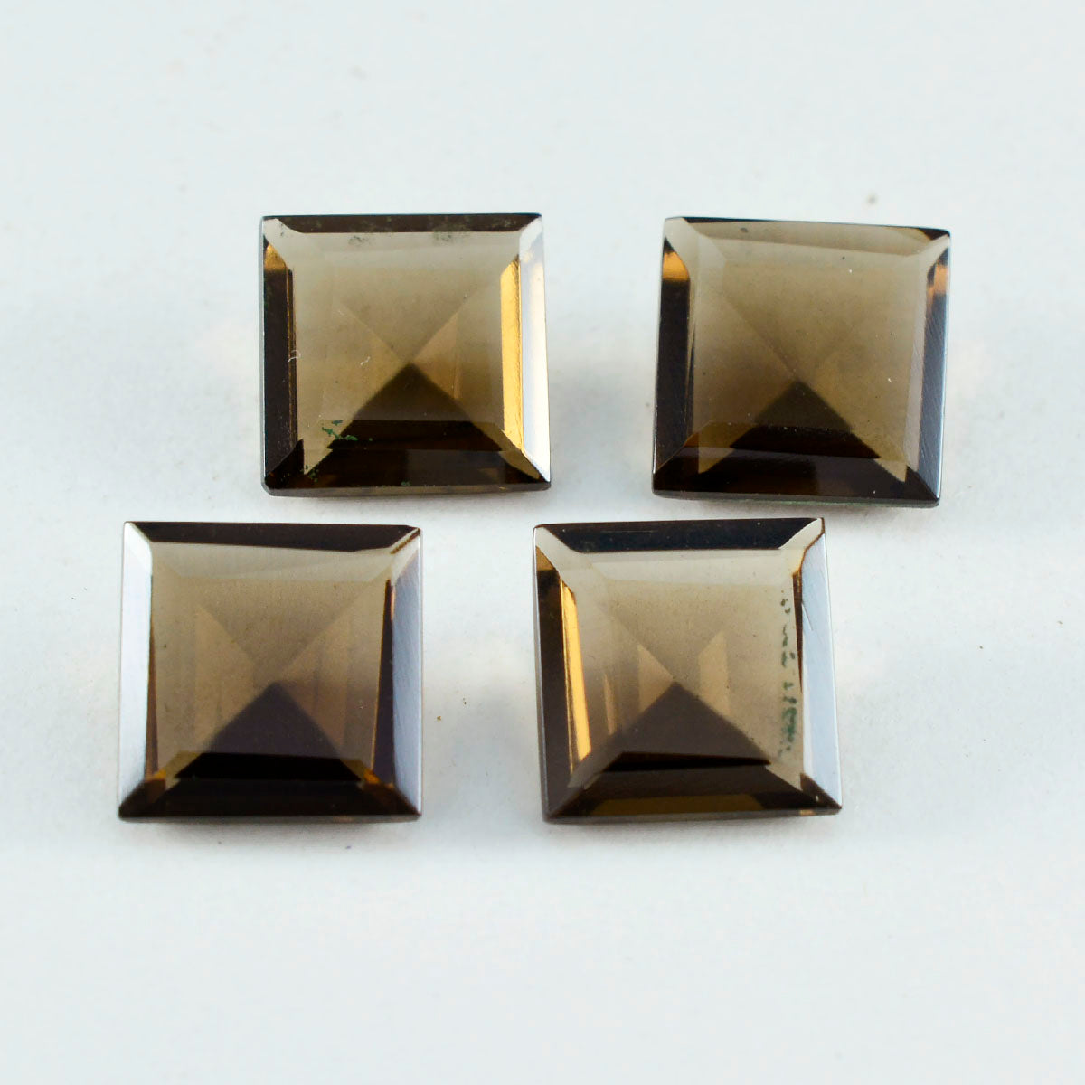 Smoky Quartz 1PC Chunky 13x13 MM Square Faceted Brown Natural Semi Precious Loose Gemstone