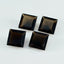 Smoky Quartz 1PC Chunky 15x15 MM Square Faceted Brown Superior Semi Precious Gems