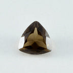 Smoky Quartz 1PC Chunky 14x14 MM Triangle Faceted Brown Genuine Semi Precious Loose Gemstones