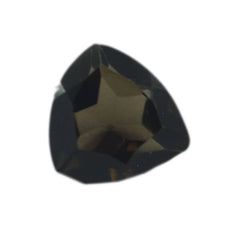 Smoky Quartz 1PC Large 11x11 MM Triangle Faceted Brown Fine Semi Precious Gems