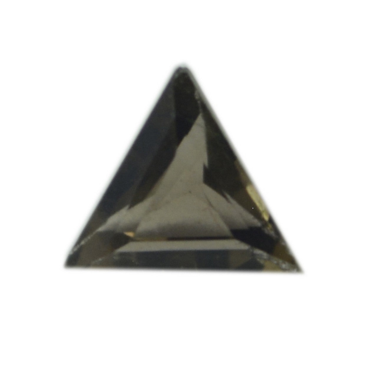 Smoky Quartz 1PC Chunky 13x13 MM Triangle Faceted Brown Natural Semi Precious Loose Gemstone