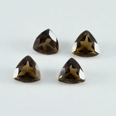 Smoky Quartz 1PC Small 7x7 MM Triangle Faceted Brown Splendid Semi Precious Gems