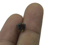 Smoky Quartz 1PC Medium 9x9 MM Triangle Faceted Brown Lustrous Semi Precious Loose Gemstone