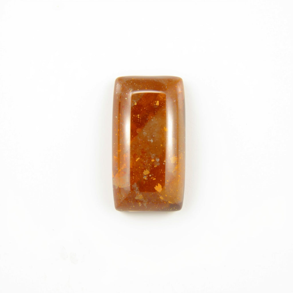 Sun Stone 10PC Tiny 4x8 MM Baguette Cabochon Blue Sparkling semi Precious Loose Gemstone