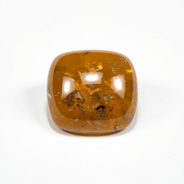 Sun Stone 1PC Large 11x11 MM Cushion Cabochon Blue Fiery semi Precious Semi Precious Gemstone