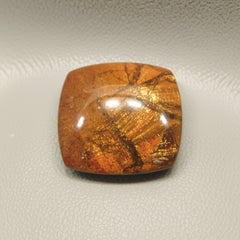 Sun Stone 1PC Large 11x11 MM Cushion Cabochon Blue Fiery semi Precious Semi Precious Gemstone