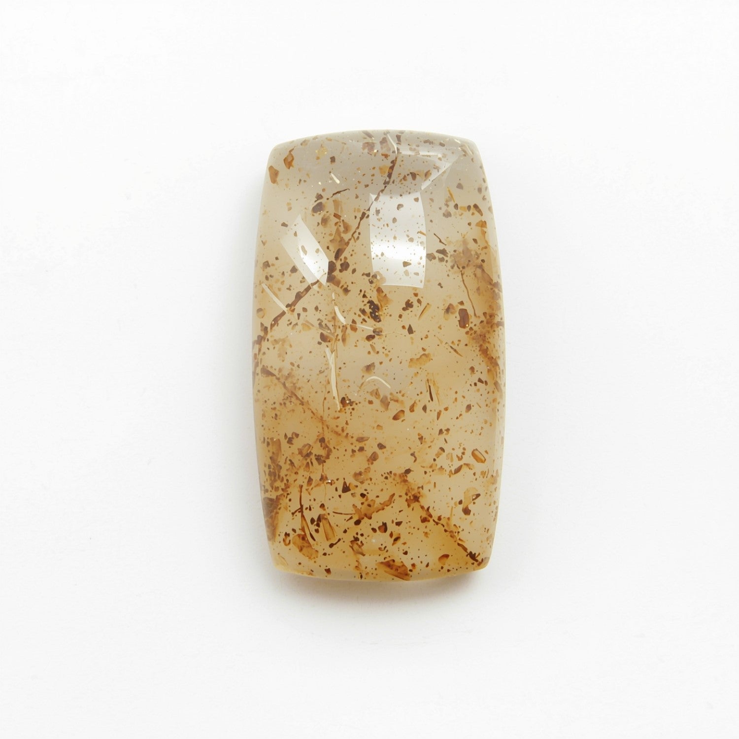 Sun Stone 1PC Medium 8x10 MM Emerald Cabochon Blue Fine semi Precious Semi Precious Gemstone Главное изображение товара