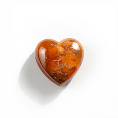 Sun Stone 1PC Small 8x8 MM Heart Cabochon Blue Lustrous semi Precious Loose Gemstone