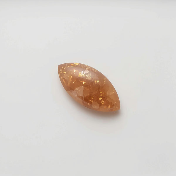 Sun Stone 10PC Tiny 3x6 MM Marquise  Cabochon Blue Luster semi Precious Loose Gems