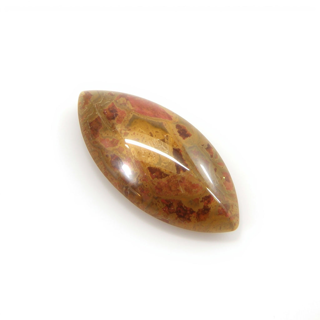 Sun Stone 1PC Small 6x12 MM Marquise  Cabochon Blue Fine semi Precious Semi Precious Gemstone