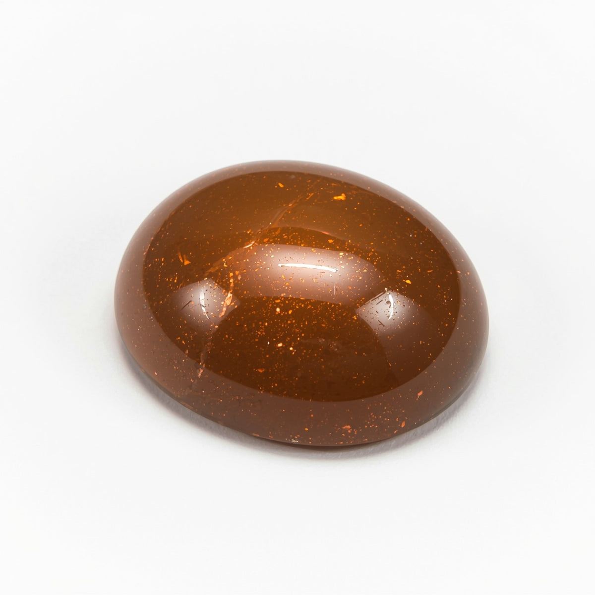 Sun Stone 1PC Large 10x12 MM Oval Cabochon Blue Sparkling semi Precious Semi Precious Gemstone