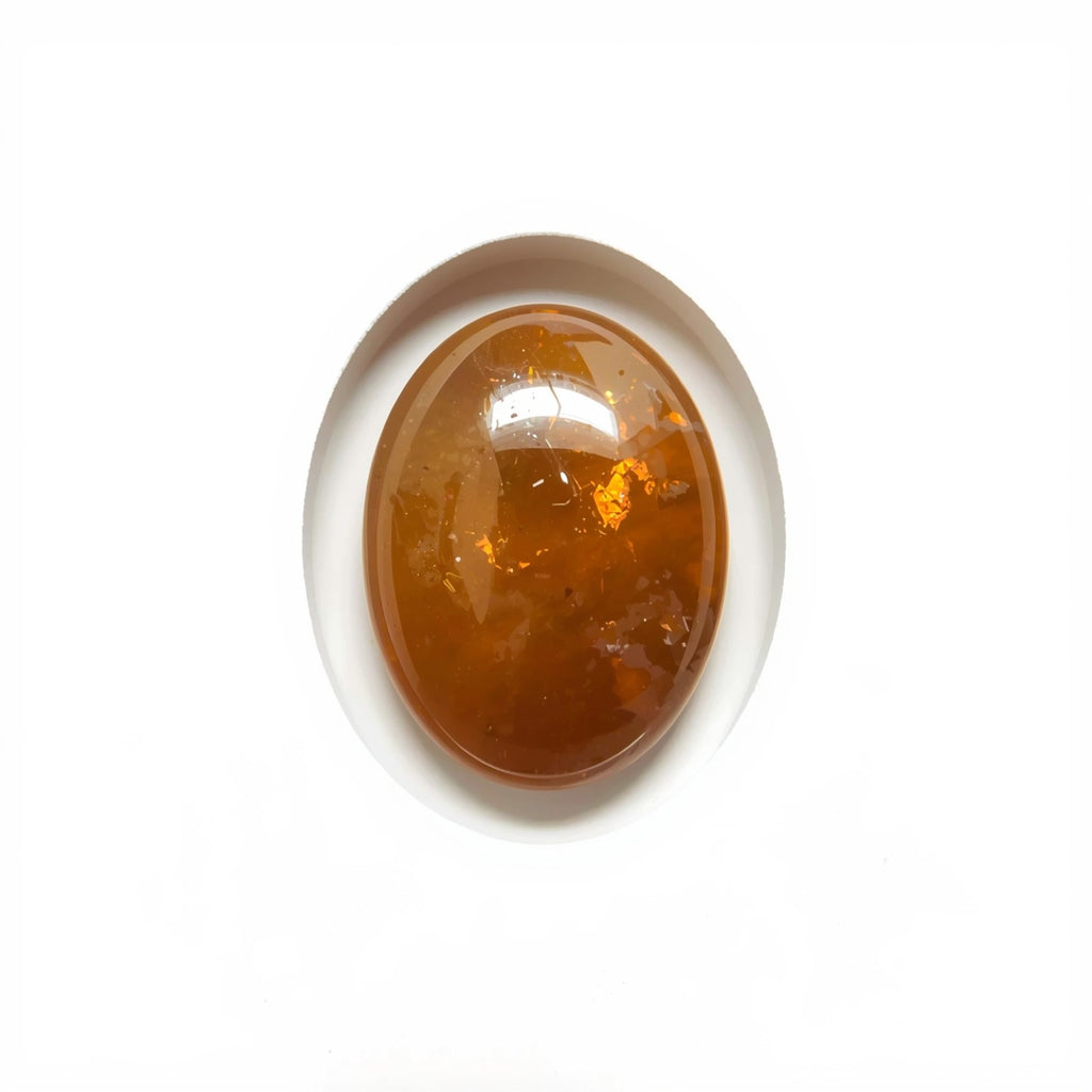 Sun Stone 1PC Small 7x9 MM Oval Cabochon Blue Genuine semi Precious Precious Gemstone