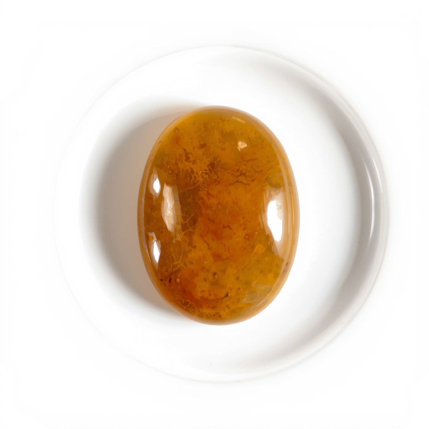 Sun Stone 1PC Large 8x12 MM Oval Cabochon Blue Brilliant semi Precious Loose Gemstones Secondary image