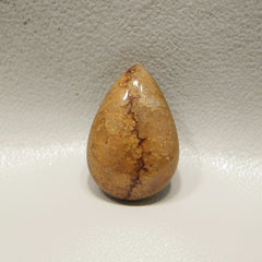 Sun Stone 1PC Small 6x9 MM Pear Cabochon Blue Brilliant semi Precious Loose Gemstones