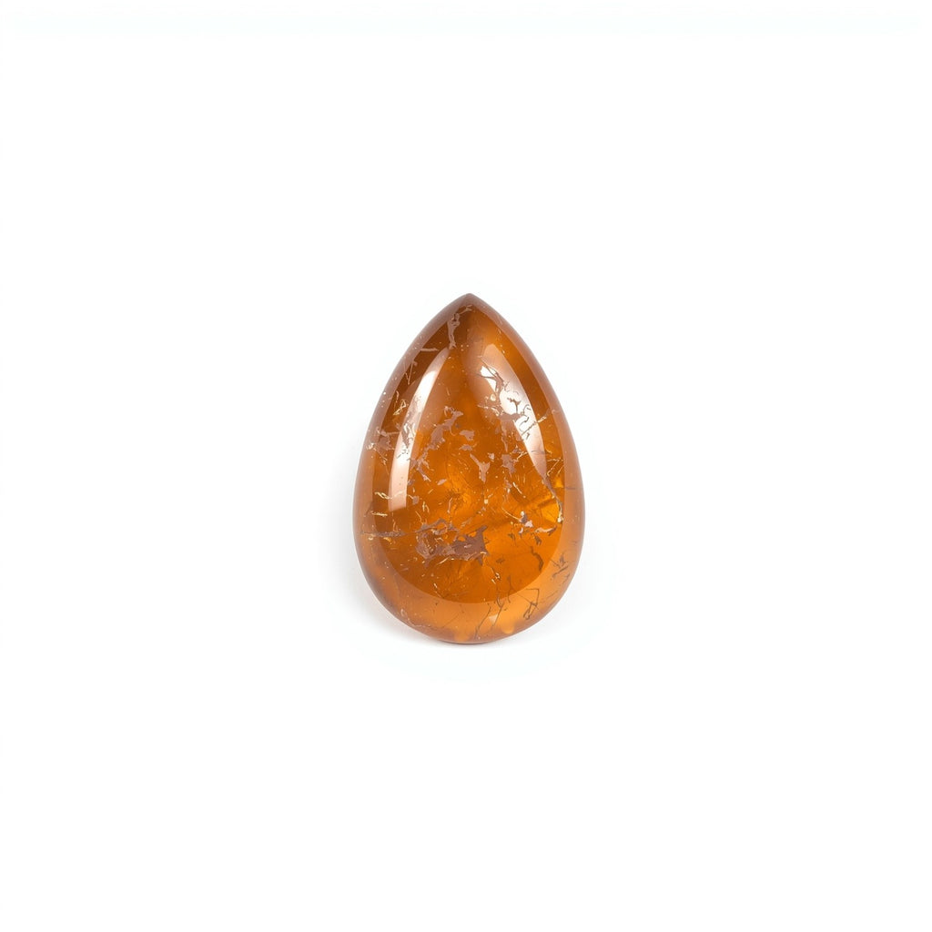 Sun Stone 1PC Medium 7x10 MM Pear Cabochon Blue Polished semi Precious Precious Gemstone