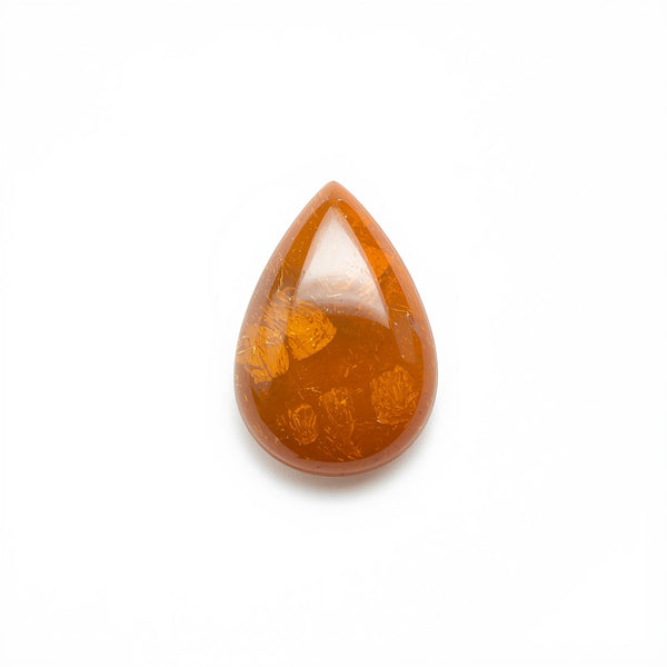 Sun Stone 1PC Medium 8x10 MM Pear Cabochon Blue Splendid semi Precious Gems