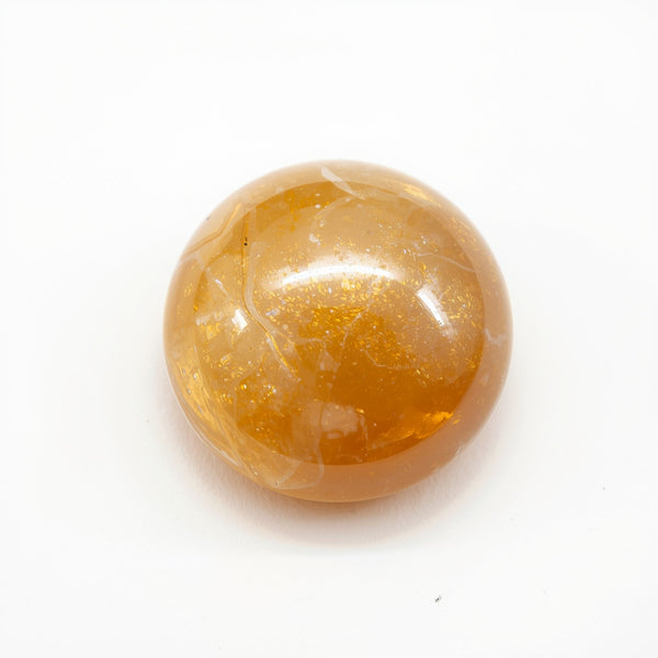 Sun Stone 1PC Large 11x11 MM Round Cabochon Blue Fine semi Precious Semi Precious Gemstone