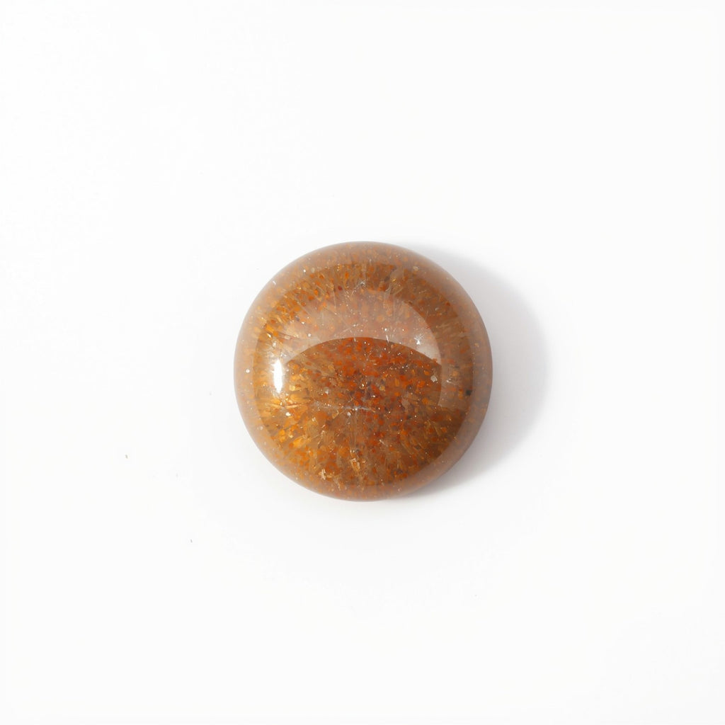 Sun Stone 10PC Tiny 5x5 MM Round Cabochon Blue Sparkling semi Precious Semi Precious Gemstone