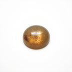 Sun Stone 1PC Tiny 6x6 MM Round Cabochon Blue Polished semi Precious Precious Gemstone