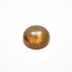 Sun Stone 1PC Tiny 6x6 MM Round Cabochon Blue Polished semi Precious Precious Gemstone
