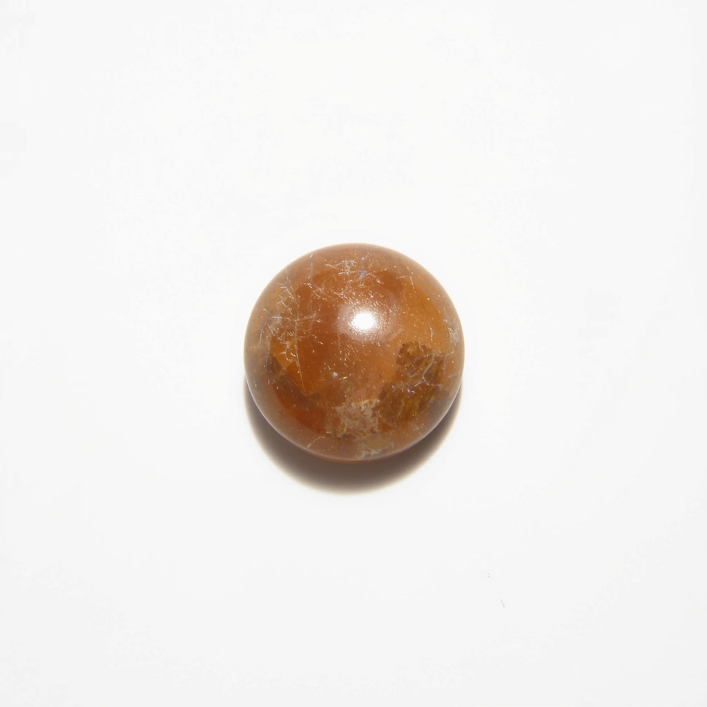 Sun Stone 1PC Small 7x7 MM Round Cabochon Blue Splendid semi Precious Gems
