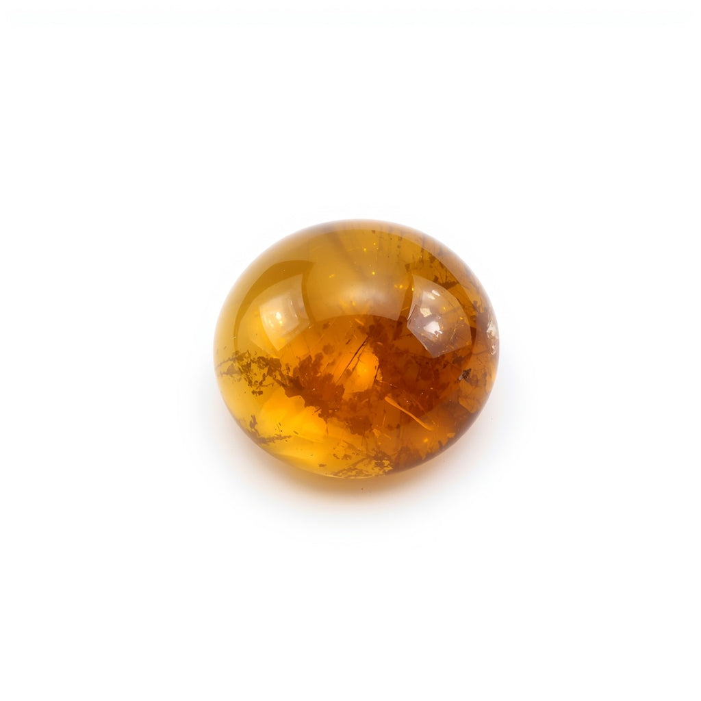 Sun Stone 1PC Small 8x8 MM Round Cabochon Blue Luster semi Precious Loose Gems