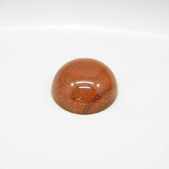 Sun Stone 1PC Medium 9x9 MM Round Cabochon Blue Lustrous semi Precious Loose Gemstone